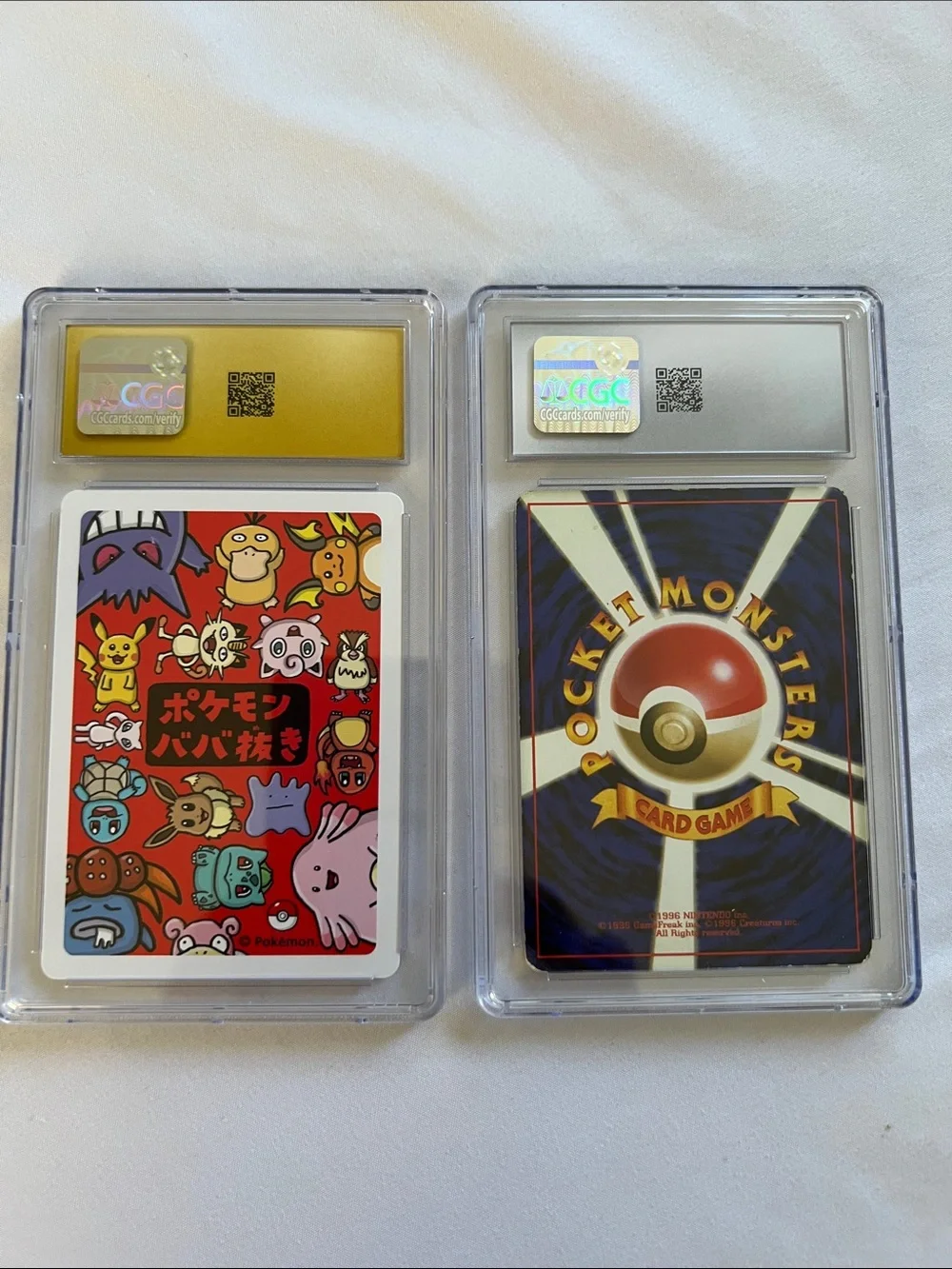 CGC Graded Japanese Ditto Pokémon Card Set — Purple Ditto